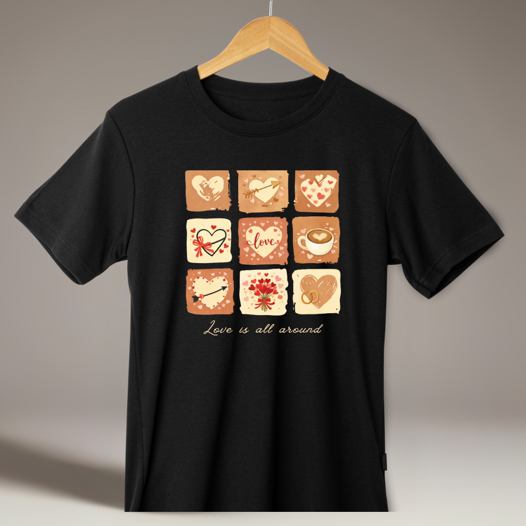 Love Is All Around - Unisex Classic Crew T-Shirt