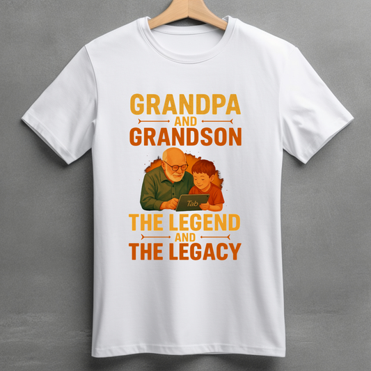 Grandpa Grandson Legend - Unisex Classic Crew T-Shirt