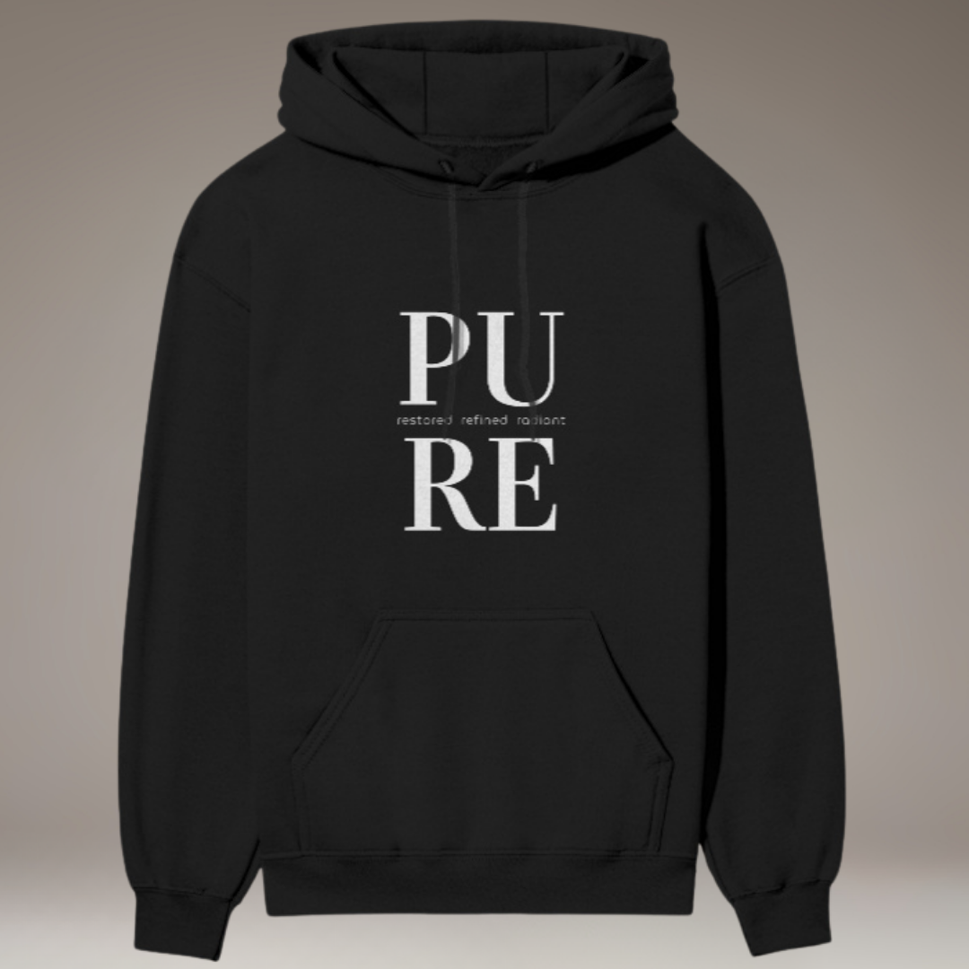Pure (Black) - Unisex Hoodie