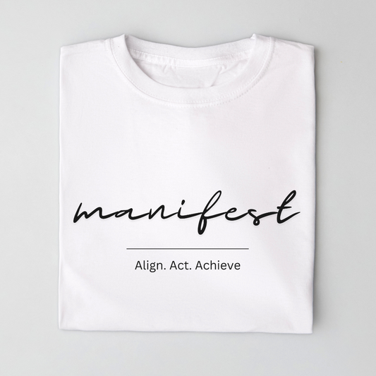 Manifest (White) - Unisex Classic Crew T-Shirt