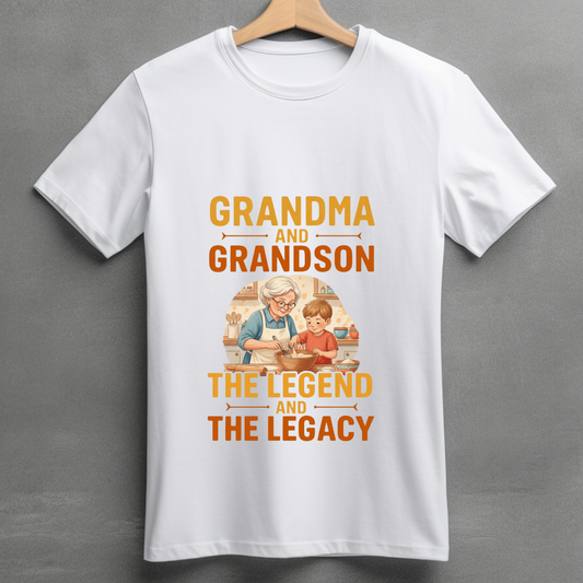 Grandma Grandson Legend - Unisex Classic Crew T-Shirt