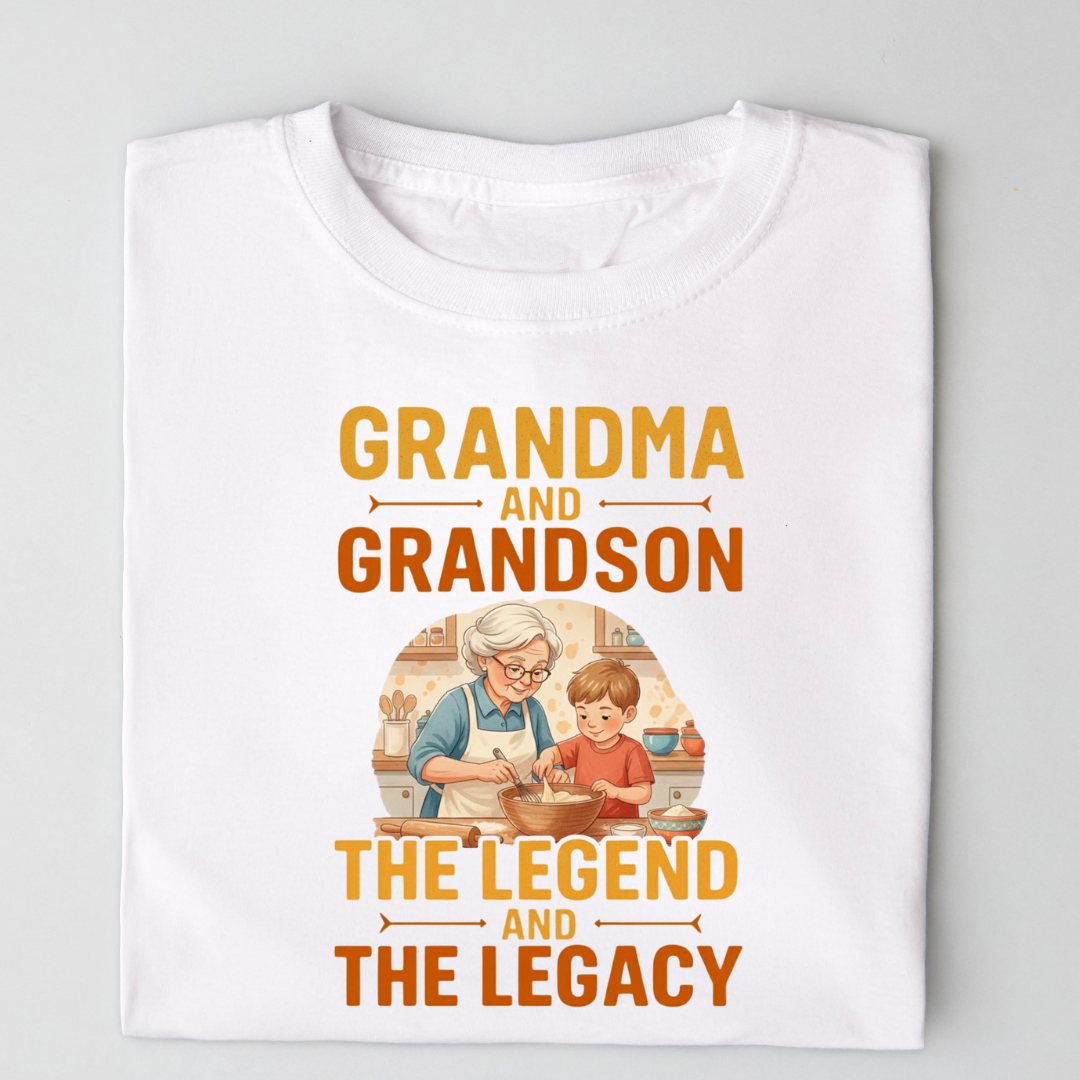 Grandma Grandson Legend - Unisex Classic Crew T-Shirt