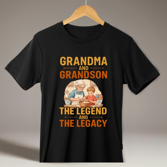 Grandma Grandson Legend - Unisex Classic Crew T-Shirt