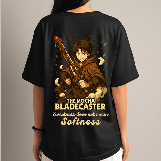 The Mocha Bladecaster - Unisex Oversized Classic T-Shirt