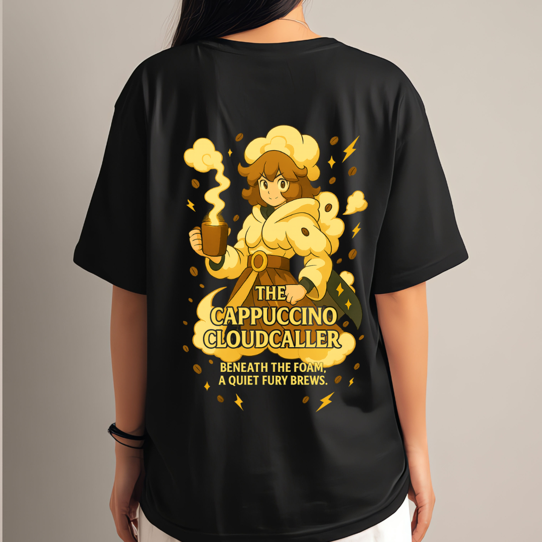 Cappuccino Cloudcaller - Unisex Oversized Classic T-Shirt