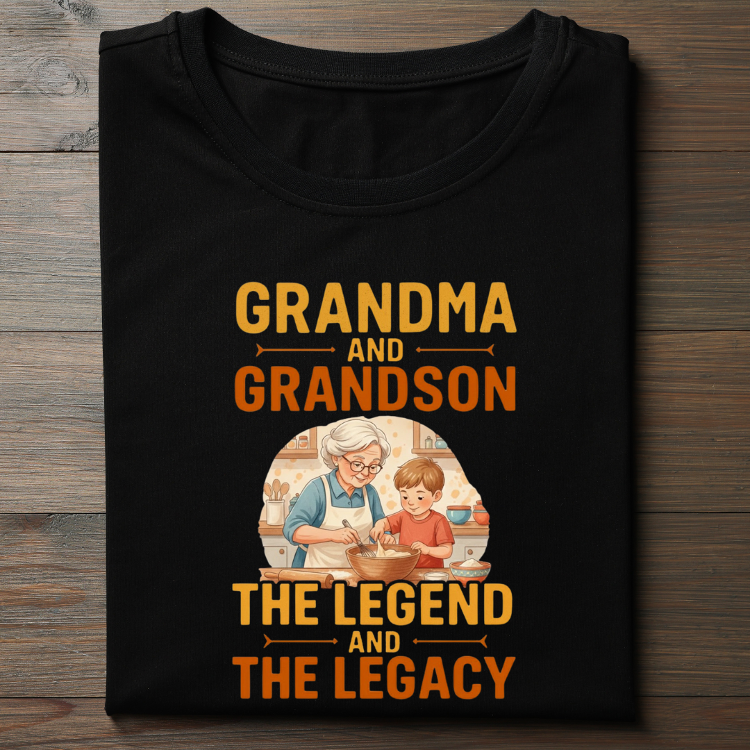 Grandma Grandson Legend - Unisex Classic Crew T-Shirt