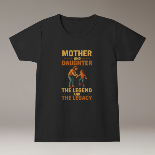 Daughter Mother Legend - Girl's Crew Neck T-Shirt