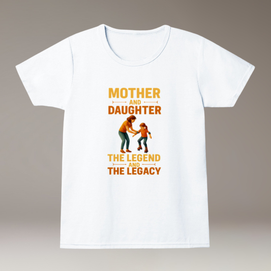Daughter Mother Legend - Girl's Crew Neck T-Shirt