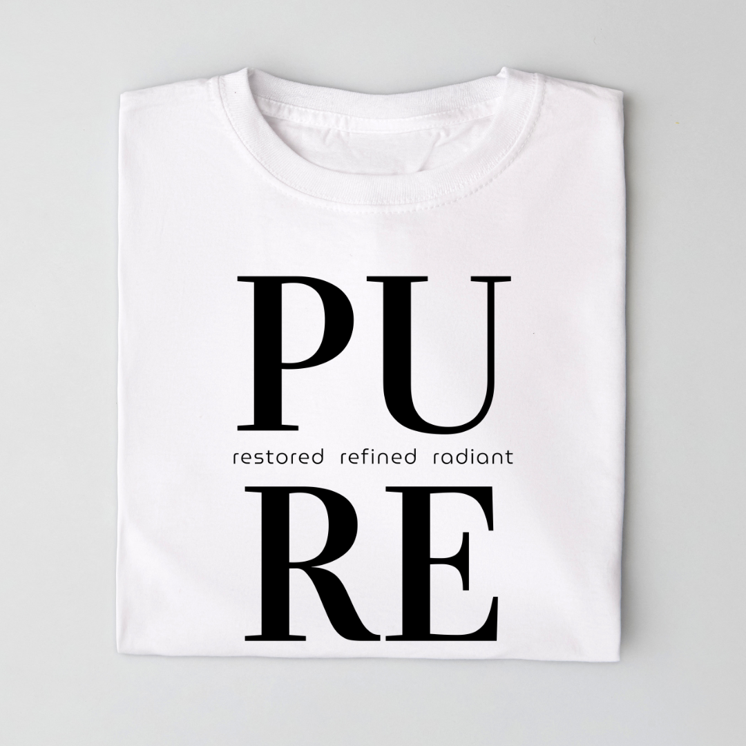 Pure (White) - Unisex Classic Crew T-Shirt
