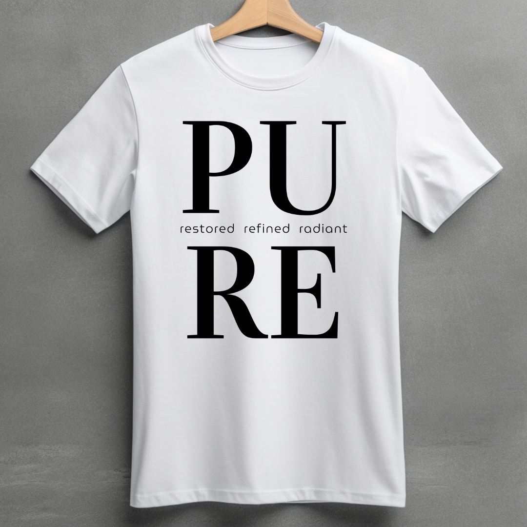 Pure (White) - Unisex Classic Crew T-Shirt
