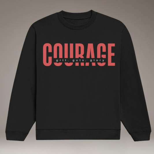 Courage (Black) - Unisex Sweatshirt