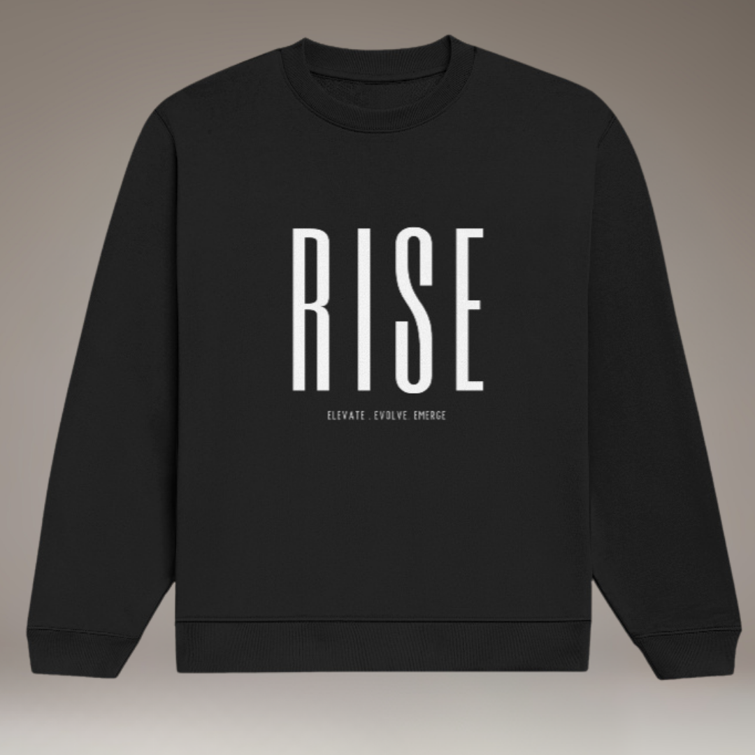 Rise (Black) - Unisex Sweatshirt
