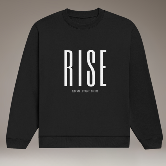 Rise (Black) - Unisex Sweatshirt